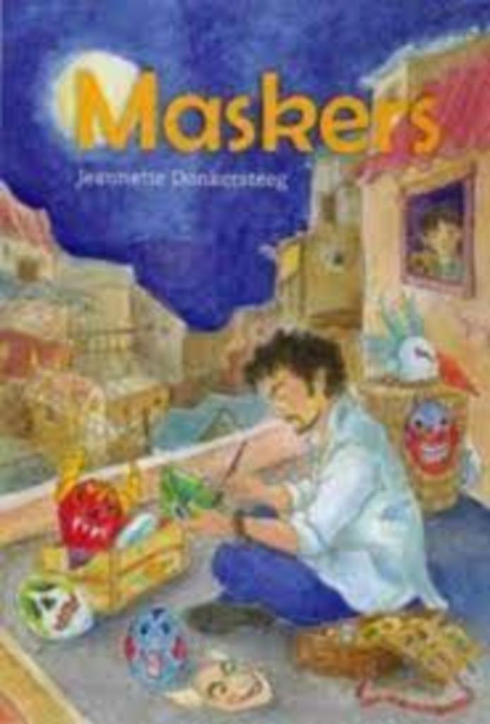 Maskers Jeannette Donkersteeg 9033633191, Boeken, Kinderboeken | Jeugd | 10 tot 12 jaar, Zo goed als nieuw, Ophalen of Verzenden