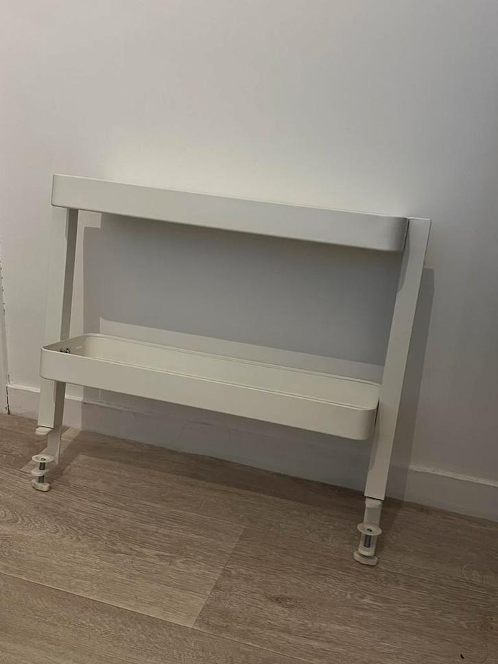 IKEA Vattenkar Bureauplank - Wit Rekje, Diversen, Bureau-accessoires, Gebruikt, Ophalen