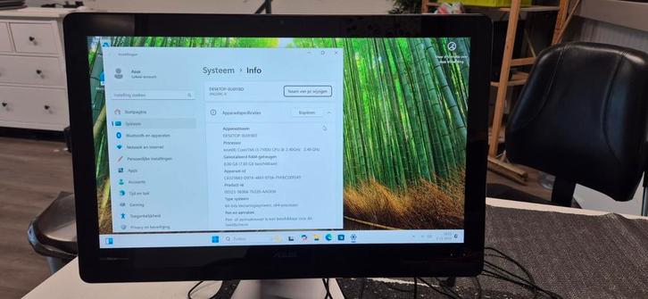 Asus zen all in one pc, Computers en Software, Desktop Pc's, Zo goed als nieuw, Onbekend, HDD, 8 GB, Ophalen