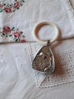 Oude verzilverde rammelaar bijtring - Dolfijntje ( nr.1), Ophalen of Verzenden