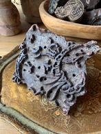 Mooie grote batik stempel, grote houten stempel, Ophalen of Verzenden