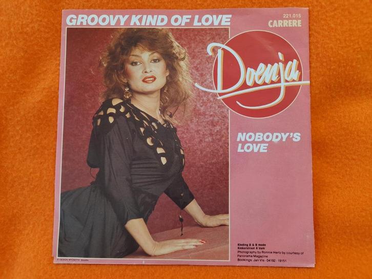 Doenja - Groovy kind of love (1983), Cd's en Dvd's, Vinyl Singles, Zo goed als nieuw, Single, Nederlandstalig, 7 inch, Ophalen of Verzenden