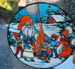 Raamhanger kersttafreel - handbeschilderd, Ophalen of Verzenden, Zo goed als nieuw