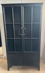 WOOOD metalen 2-deurs ladekast Nova, Huis en Inrichting, Kasten | Wandmeubels, Ophalen, 100 tot 150 cm, Zo goed als nieuw, Minder dan 150 cm