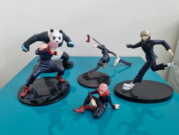Jujutsu Kaisen figuren (Juji (2x), Panda, Maki, Toge) beschikbaar voor biedingen