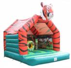 Tijger Springkussen met obstakels te koop, Hobby en Vrije tijd, Feestartikelen | Verhuur, Ophalen of Verzenden, Zo goed als nieuw