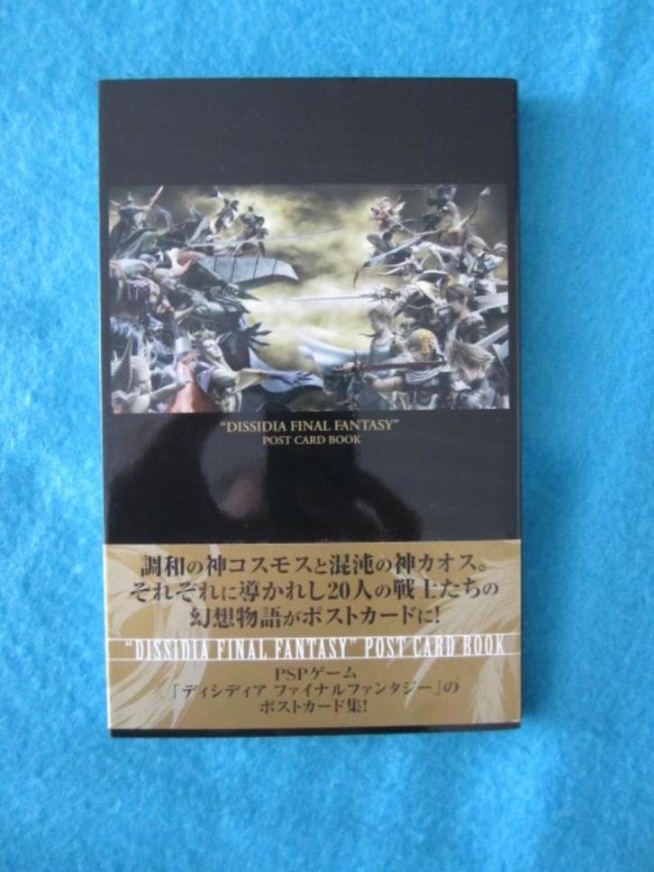 Final Fantasy Dissidia post card art boekje, Spelcomputers en Games, Games | Sony PlayStation Portable, Nieuw, Role Playing Game (Rpg)