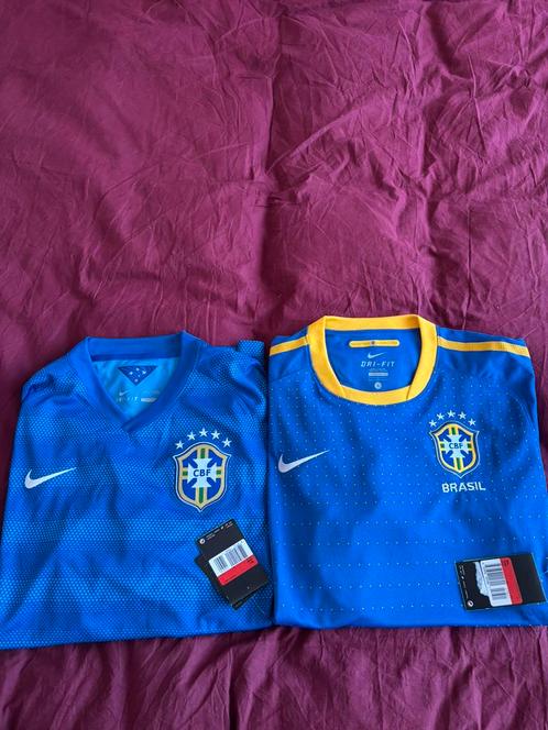 2x nike brazilie uitshirt wk 2010 en 2014 nieuw, Verzamelen, Sportartikelen en Voetbal, Nieuw, Shirt, Buitenlandse clubs, Ophalen of Verzenden
