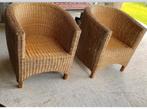 Gratis rieten fauteuils, Huis en Inrichting, Fauteuils, Ophalen, Gebruikt, Minder dan 75 cm, Riet of Rotan