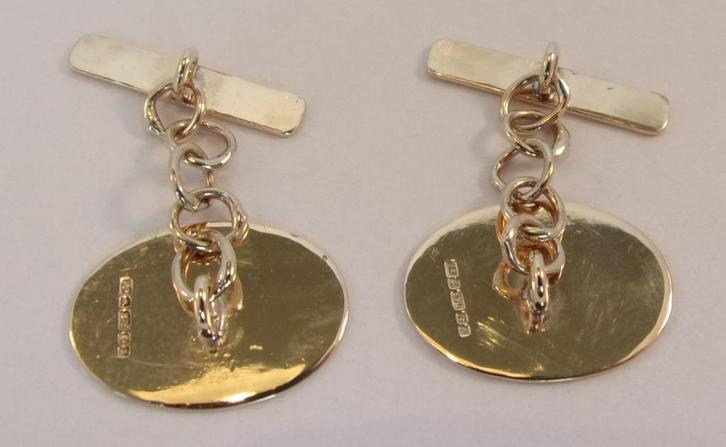 Gouden manchetknopen- Heren- Bruiloft- Kerst- z.g.a.n., Sieraden, Tassen en Uiterlijk, Antieke sieraden, Manchetknopen, Goud, Verzenden