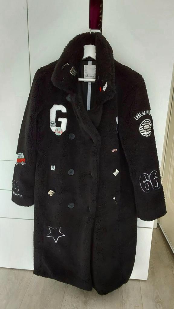 Prachtige Goosecraft fluffy Winterjas 36 Nieuw!, Kleding | Dames, Jassen | Winter, Nieuw, Maat 36 (S), Zwart, Ophalen of Verzenden