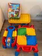 Megabloks, tafel, kist, tas, bolderkar, Ophalen, Zo goed als nieuw, Duplo
