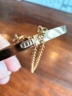 Gouden Armband met Robijn en Diamant, Ophalen of Verzenden, Zo goed als nieuw, Goud, Met edelsteen