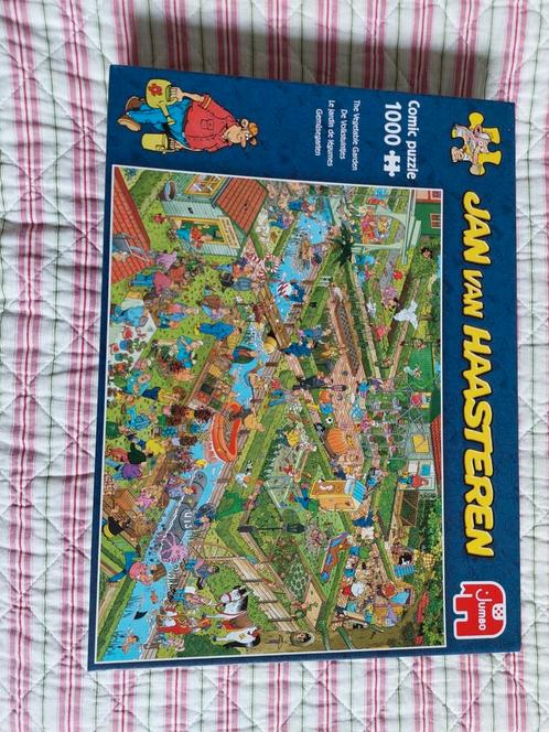 De volkstuintjes van Van Haasteren 1000 stukjes, Hobby en Vrije tijd, Denksport en Puzzels, Zo goed als nieuw, Ophalen of Verzenden