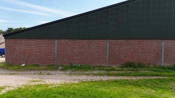 Prefab betonwanden met steen strips, diverse maten beschikbaar voor biedingen