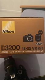 Camera Nikon D3200  28-55 VR  kit (  bijna nieuw ), Ophalen of Verzenden, Zo goed als nieuw, Nikon