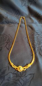 mooie goudkleurige ketting, Sieraden, Tassen en Uiterlijk, Kettingen, Ophalen of Verzenden, Zo goed als nieuw, Goud, Overige materialen