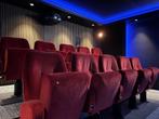 Set van 5 Theaterstoelen Rood - Cinemastoelen - Klapstoel, Ophalen, Gebruikt, Metaal, Klassiek