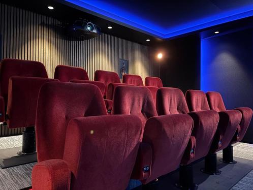 Set van 5 Theaterstoelen Rood - Cinemastoelen - Klapstoel, Huis en Inrichting, Stoelen, Gebruikt, Vijf, Zes of meer stoelen, Hout