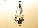 antieke hangende olielamp 33933, Ophalen of Verzenden, Gebruikt