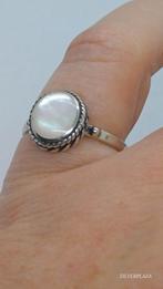 Zilveren Ring 925 met Maansteen - Maat 53, Sieraden, Tassen en Uiterlijk, Ringen, Nieuw, Ophalen of Verzenden, Kleiner dan 17