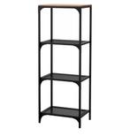 Stellingkast zwart rek stelling IKEA Fjällbo, Ophalen, Zo goed als nieuw