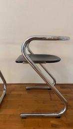 Design Stoelen Börge Lindau & Bo Lindekrantz, Huis en Inrichting, Stoelen, Ophalen, Gebruikt, Twee, Zwart