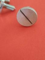 1-2-4-st. metalen duimschroef m4x10 gleuf woonboot kotter, N, Nieuw, Ophalen of Verzenden, N