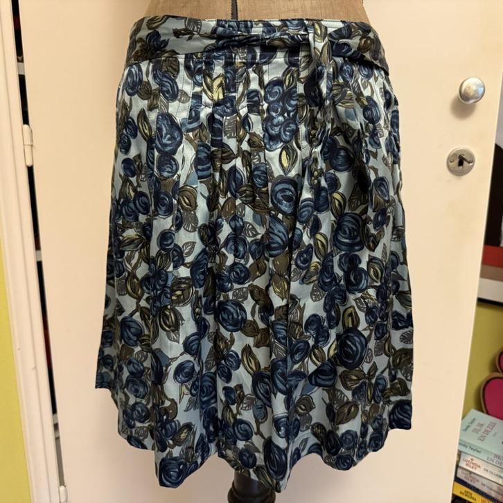 Cinque zijde & katoenen rok Mt 38 IZGS!, Kleding | Dames, Rokken, Zo goed als nieuw, Maat 38/40 (M), Onder de knie, Verzenden