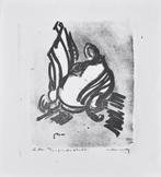 Zeefdruk Wim Motz - De vlucht, Antiek en Kunst, Verzenden