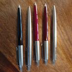 5 parker pennen, Verzamelen, Ophalen of Verzenden, Balpen, Parker, Met reclame