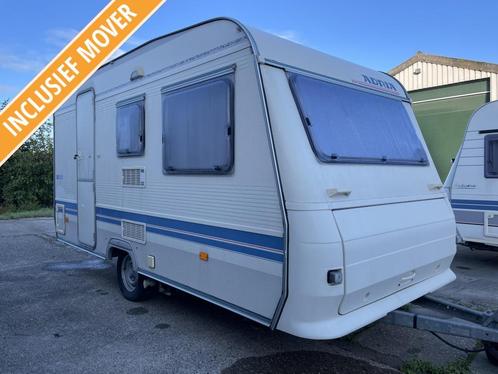 Adria Unica 390 DS Dwarsbed + Treinzit MOVER, Caravans en Kamperen, Caravans, Bedrijf, tot en met 4, 500 - 750 kg, Treinzit, Adria