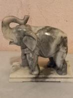 Schitterende marmeren olifant, Ophalen of Verzenden