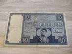 Net replacement biljet 10 gulden Zeeuws Meisje, 1928, Ophalen of Verzenden, 10 gulden