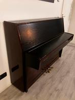 Gunther Piano - Bruin Hoogglans, Muziek en Instrumenten, Ophalen, Gebruikt, Bruin, Piano