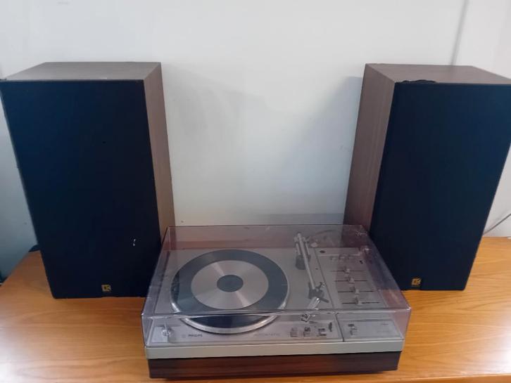 platenspeler met luidsprekers, Audio, Tv en Foto, Platenspelers, Gebruikt, Platenspeler, Overige merken, Automatisch, Ophalen