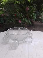 jaren 80 punch bowl, Ophalen of Verzenden, Overige stijlen, Glas, Schaal of Schalen