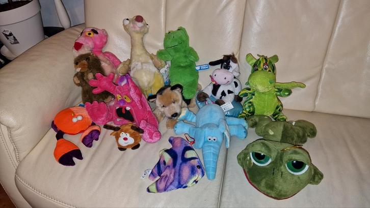 Knuffel Verzameling: Commissaris Rex & Pink Panther, Kinderen en Baby's, Speelgoed | Knuffels en Pluche, Gebruikt, Overige typen