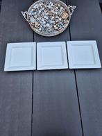 3 porseleinen borden 26 cm 26cm Hema, Huis en Inrichting, Keuken | Servies, Ophalen, Zo goed als nieuw, Bord(en), Effen