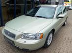 Volvo V70 2.4 Kinetic 170PK Youngtimer, Gebruikt, Zwart, Bruin, Leder en Stof