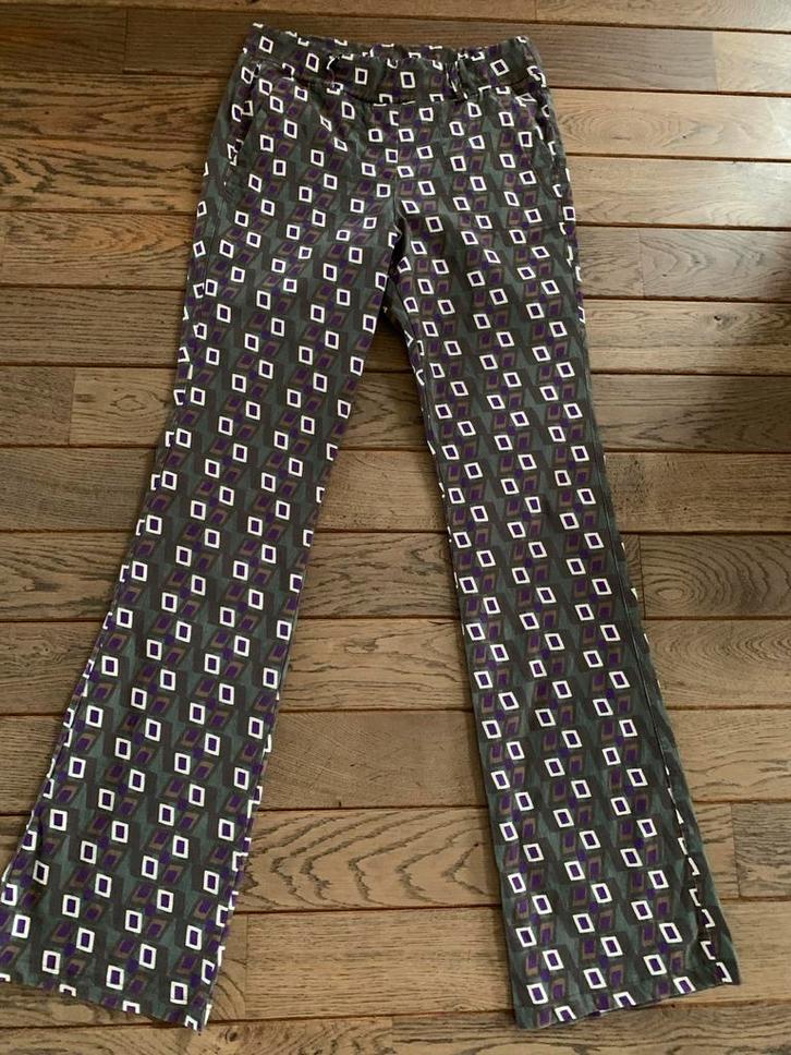 Helena Hart broek nieuwstaat, Kleding | Dames, Broeken en Pantalons, Zo goed als nieuw, Maat 36 (S), Groen, Lang, Ophalen of Verzenden