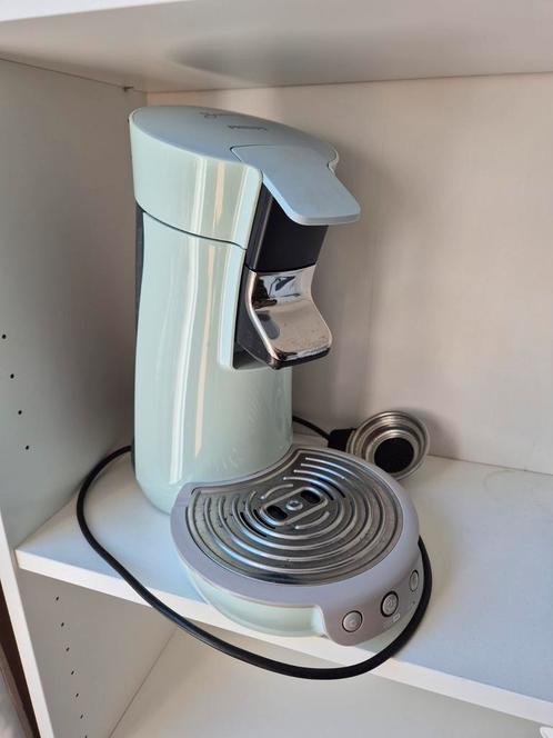 Lichtblauwe Senseo in goede staat, Witgoed en Apparatuur, Koffiezetapparaten, Zo goed als nieuw, Koffiemachine, Ophalen
