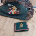 Winnie the pooh, Disney, Vintage groene tas  portemonnee, Ophalen of Verzenden, Gebruikt, Groen, Overige merken