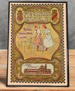 FONGERS Rijwielen Fiets Art Deco Poster in lijst, Verzamelen, Ophalen of Verzenden, Nieuw, Reclamebord