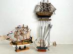 Miniatuur schip Batavia windgong en schip in fles, Hobby en Vrije tijd, Modelbouw | Boten en Schepen, Ophalen, Overige merken