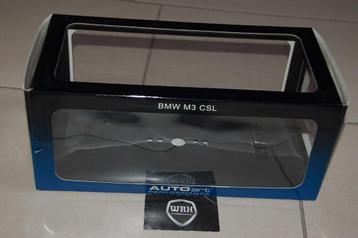 1:18 BMW M3 E46 CSL black Autoart ALLEEN DOOS WRH beschikbaar voor biedingen