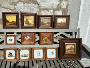 Olieverfschilderijen + Tichelaars Makkumer Tegels  beschikbaar voor biedingen