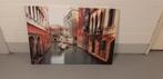 Canvas schilderij Venetië De Gondelier, Huis en Inrichting, Woonaccessoires | Schilderijen, Tekeningen en Foto's, Ophalen, Zo goed als nieuw