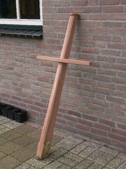 Zware mahonie mast voor jacht of motorboot, Watersport en Boten, Accessoires en Onderhoud, Nieuw, Ophalen of Verzenden