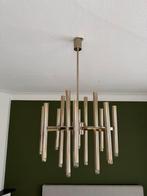 Gaetano Sciolari kroonluchter messing midcentury izgst, Huis en Inrichting, Lampen | Hanglampen, Ophalen of Verzenden, Gebruikt